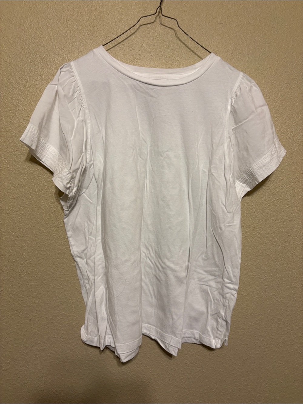 Classic White Short-Sleeve Women's Top